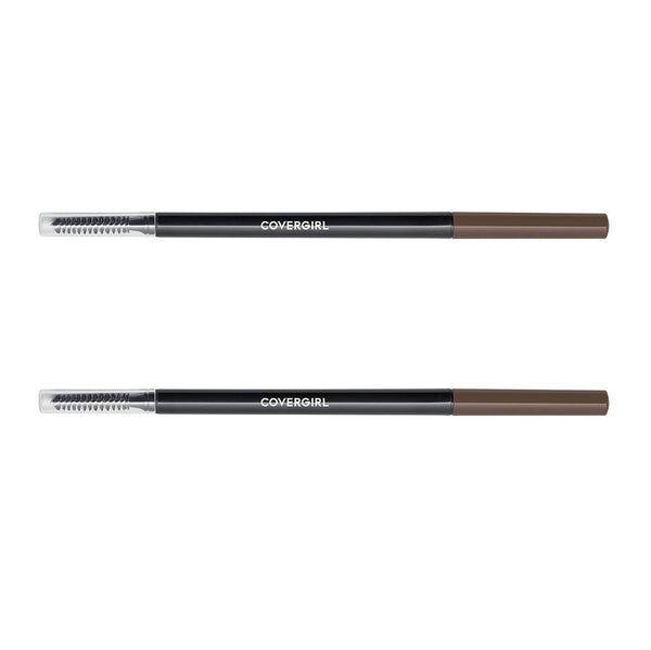 Pack of 2 CoverGirl Easy Breezy Brow Micro-Fine + Define Pencil, Honey Brown 715