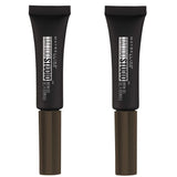 Pack of 2 Maybelline New York Tattoo Studio Waterproof Brow Gel, Deep Brown 260