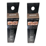 Pack of 2 Maybelline New York Tattoo Studio Waterproof Brow Gel, Deep Brown 260
