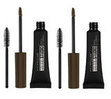 Pack of 2 Maybelline New York Tattoo Studio Waterproof Brow Gel, Deep Brown 260