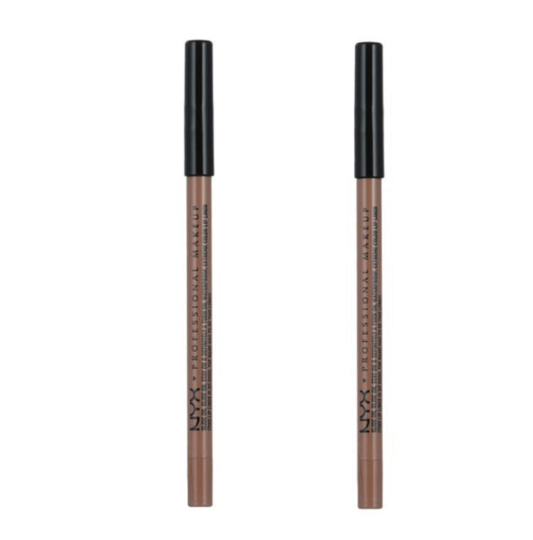 Pack of 2 NYX Professional Makeup Slide On Lip Pencil, Sugar Glass SLLP08