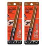 Pack of 2 Revlon So Fierce! Chrome Ink Liquid Liner, Bronzage 902