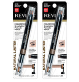 Pack of 2 Revlon Colorstay Browlights Pomade Pencil, Medium Brown 408