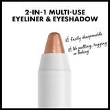 Pack of 2 NYX Jumbo Eye Pencil Cream Eye Crayon, Sparkle Nude 625