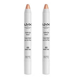 Pack of 2 NYX Jumbo Eye Pencil Cream Eye Crayon, Sparkle Nude 625