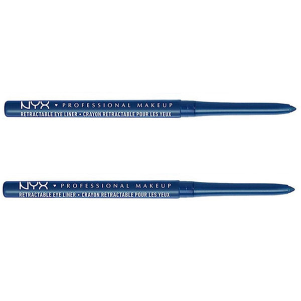 Pack of 2 NYX Professional Makeup Retractable Mechanical Eye Liner, Deep Blue MPE14