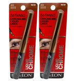 Pack of 2 Revlon So Fierce! Chrome Ink Liquid Liner, Bronzage 902