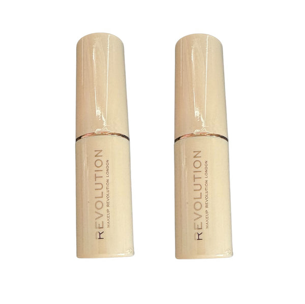 Makeup Revolution Fast Base Stick Foundation – Stift Foundation Für Ein Mattes Finish, Farbe F15