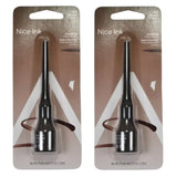 Pack of 2 Almay Nice Ink Liquid Eyeliner, Brown 222