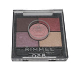 Rimmel Glam Eyes HD 5-Colour Eye Shadow, Burgundy Palace 028