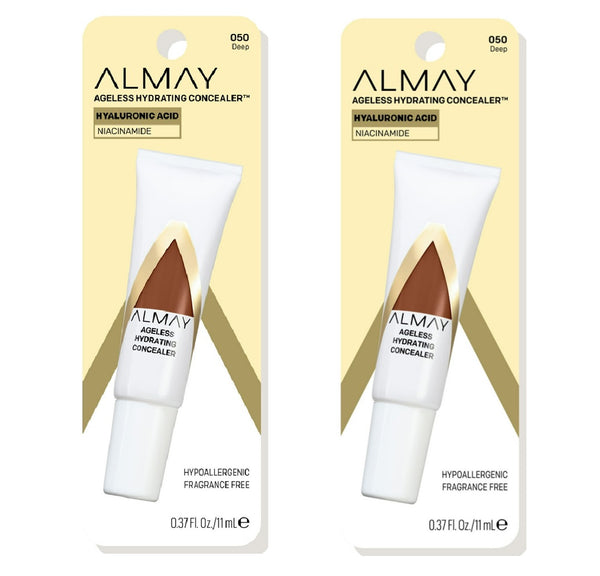 Pack of 2 Almay Ageless Hydrating Concealer, Deep 050