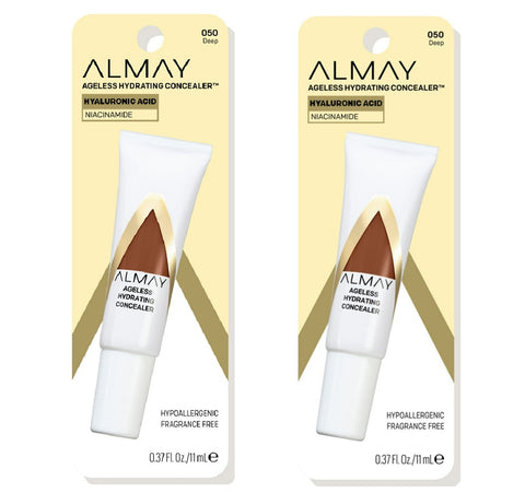 Pack of 2 Almay Ageless Hydrating Concealer, Deep 050
