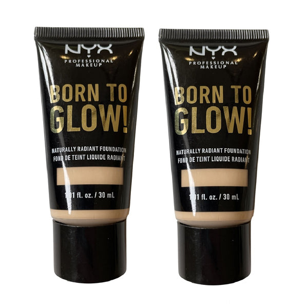 Pack of NYX – Vanilla Radiant Foundation, On Naturally Sale to Glow! Beauty BTGR Born 2