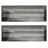 Pack of 2 NYX Total Control Drop Foundation, Light TCDF05