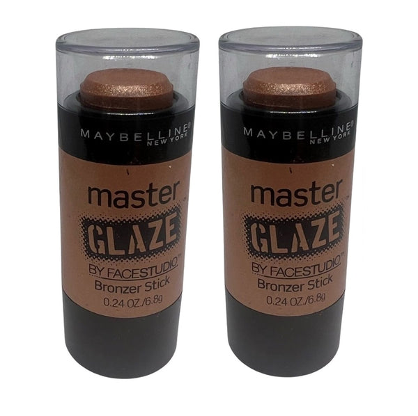 Pack of 2 Maybelline New York Master Glaze Bronzer Stick, Glistening A – Sale Beauty