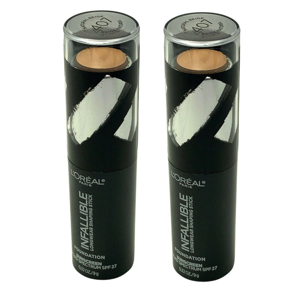 Pack Of 2 Loreal Paris Infallible Longwear Shaping Stick Foundation On Sale Beauty 6720