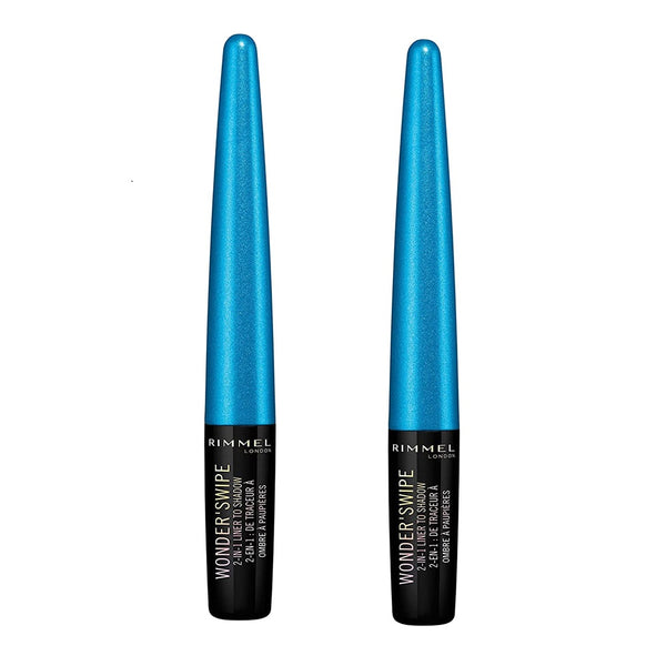 Pack of 2 Rimmel London Wonder Swipe 2-in-1 Liner to Shadow, Don't Be Shook # 011
