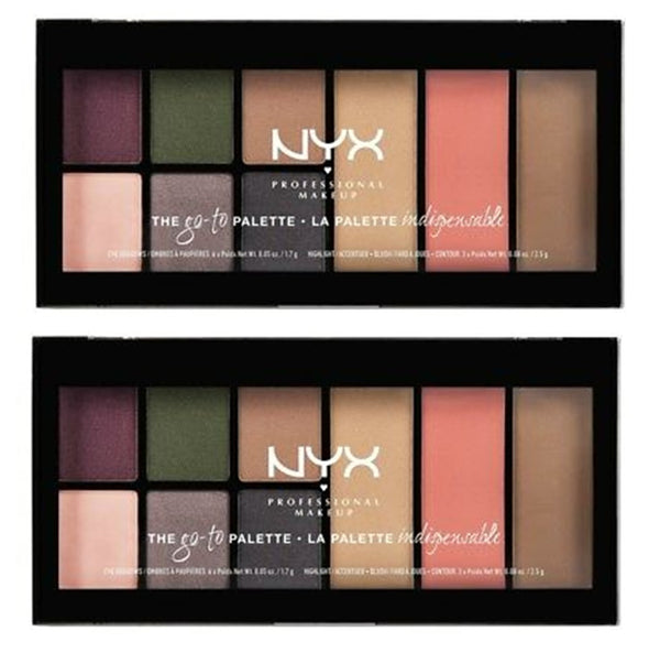 Pack of 2 NYX The Go-To Palette in Bon Voyage GTP02