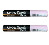 Pack of 2 NYX Lip Lingerie XXL Matte Liquid Lipstick, Naughty Noir LXXL31