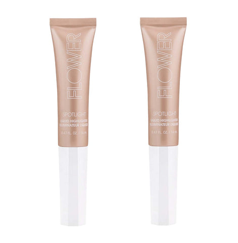 Pack of 2 Flower Beauty Spotlight Liquid Highlighter, Opal