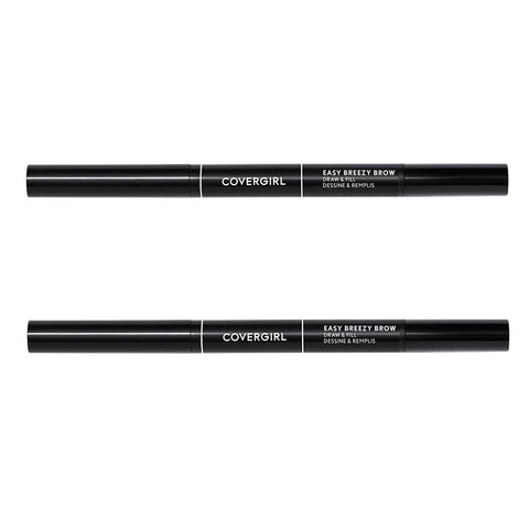 Pack of 2 CoverGirl Easy Breezy Brow Draw & Fill Pencil, Soft Blonde 100