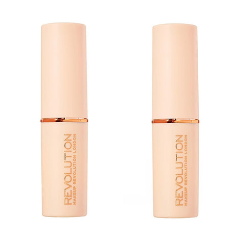 Pack of 2 Makeup Revolution Beauty Fast Base Stick Foundation, F5