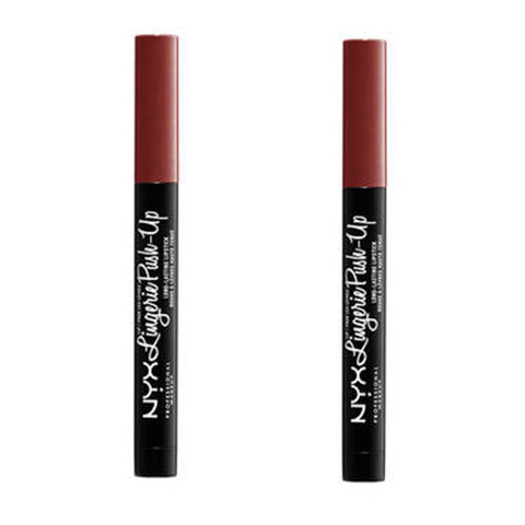 Pack of 2 NYX Lip Lingerie Push-Up Long Lasting Lipstick, Seduction LIPLIPLS17