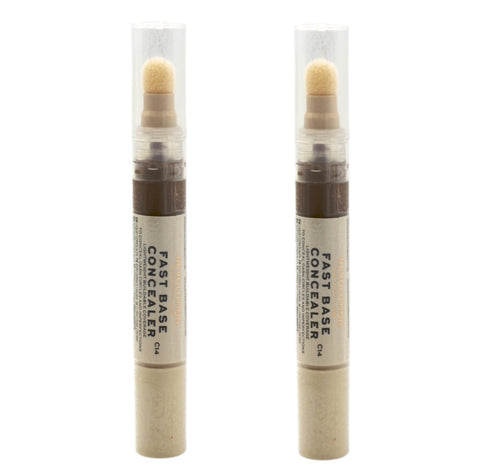 Pack of 2 Revolution Fast Base Lightweight Buildable Coverage Concealer, C14