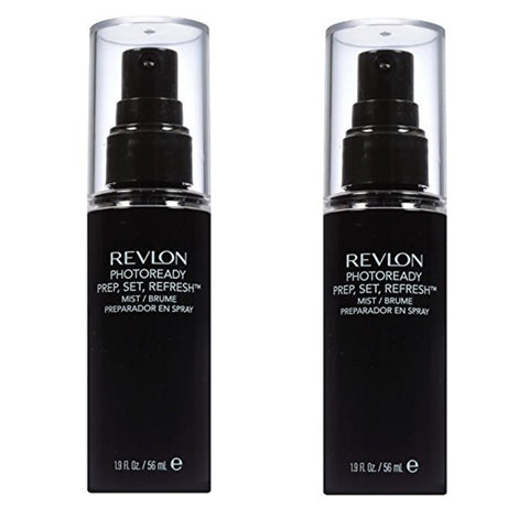 Pack of 2 Revlon PhotoReady Prep, Set, Refresh Mist, 015 Refreshing Cucumber Scent