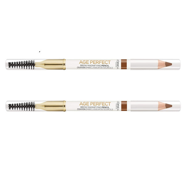 Pack of 2 L'Oreal Paris Age Perfect Magnifying Brow Pencil , Auburn 206