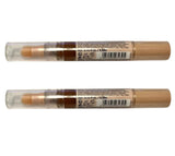 Pack of 2 Revolution Fast Base Lightweight Buildable Coverage Concealer, C14