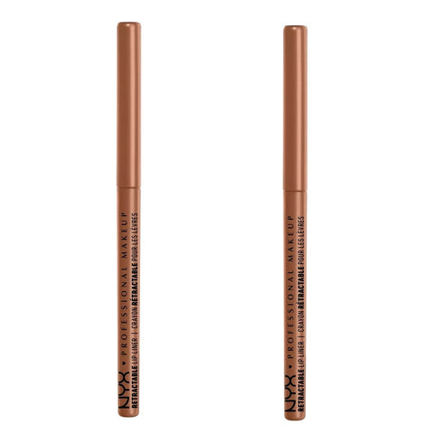 Pack of 2 NYX Professional Makeup Retractable Mechanical Lip Liner, Natural MPL01