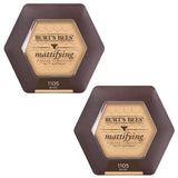 Pack of 2 Burt's Bees Mattifying Powder Foundation, Bare 1105