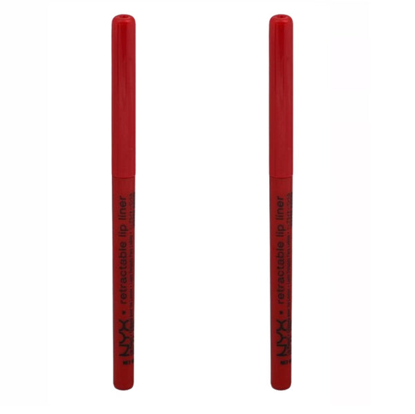 Pack of 2 NYX Professional Makeup Retractable Mechanical Lip Liner, Red MPL11