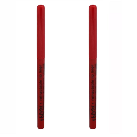 Pack of 2 NYX Professional Makeup Retractable Mechanical Lip Liner, Red MPL11