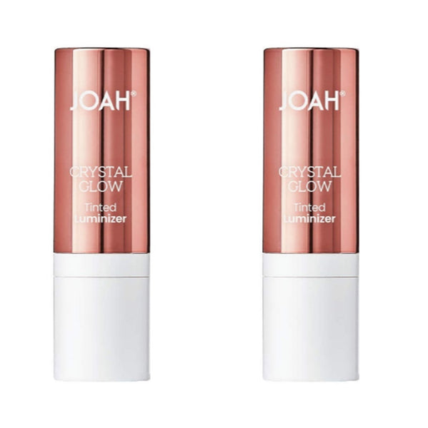 Pack of 2 Joah Crystal Glow Tinted Luminizer Stick, Cream Ivory JCG105