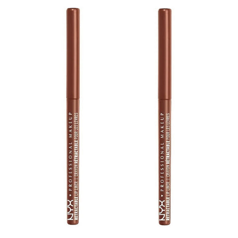 Pack of 2 NYX Professional Makeup Retractable Mechanical Lip Liner, Cocoa MPL17