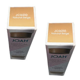 Pack of 2 Joah Crystal Glow Tinted Luminizer Stick, Natural Beige JCG210