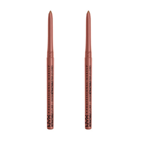 Pack of 2 NYX Professional Makeup Retractable Mechanical Lip Liner, Sand Beige MPL08