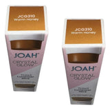 Pack of 2 Joah Crystal Glow Tinted Luminizer Stick, Warm Honey JCG310