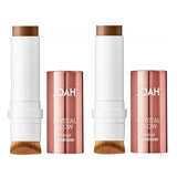 Pack of 2 Joah Crystal Glow Tinted Luminizer Stick, Mocha JCG400