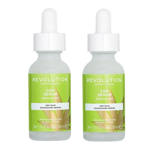 Pack of 2 Makeup Revolution Beauty Serum, Dry Skin Nourishing Serum