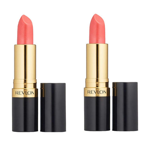 Pack of 2 Revlon Super Lustrous Lipstick, Siren 677 (Creme)