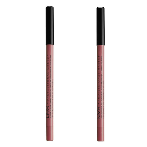 Pack of 2 NYX Professional Makeup Slide On Lip Pencil, Bedrose SLLP02