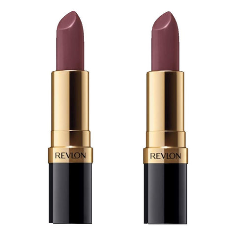 Pack of 2 Revlon Super Lustrous Lipstick, Naughty Plum 045 (Creme)