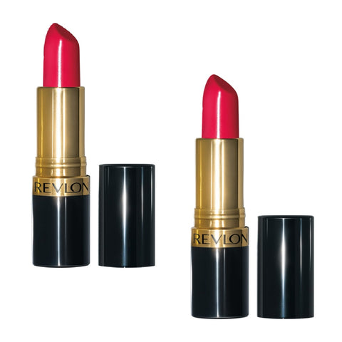 Pack of 2 Revlon Super Lustrous Lipstick, Cherry Blossom 028 (Pearl)