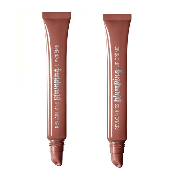 Pack of 2 Revlon Kiss Plumping Lip Creme, Almond Suede 515