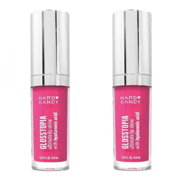 Pack of 2 Hard Candy Glosstopia Ultimate Lip Shine, Pink Sapphire 1842