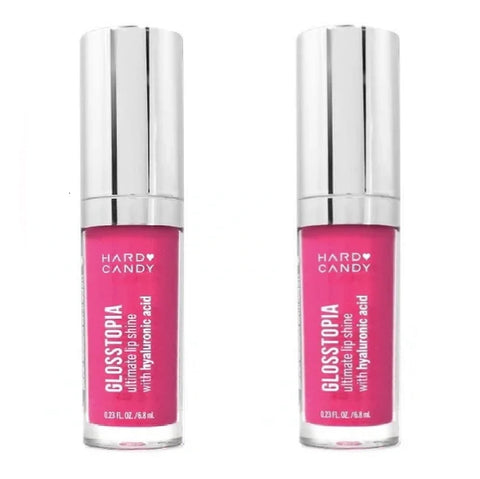 Pack of 2 Hard Candy Glosstopia Ultimate Lip Shine, Pink Sapphire 1842