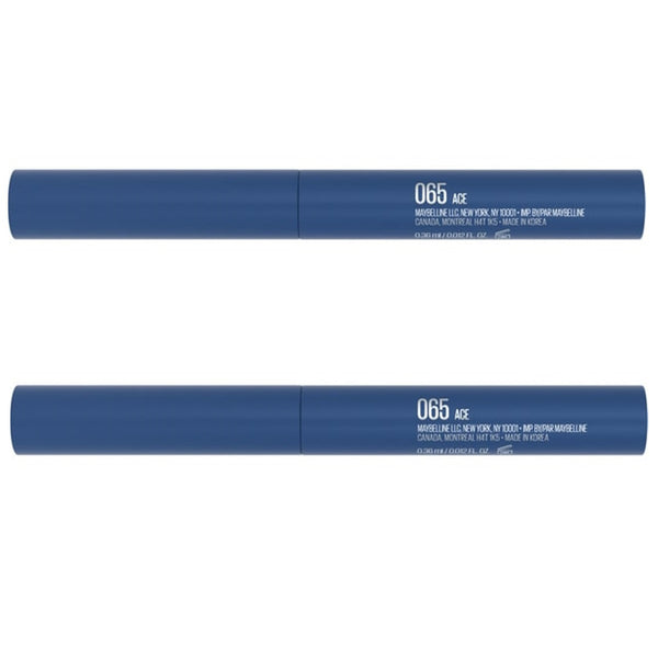 Pack of 2 Maybelline New York Color Strike Cream to Powder Eye Shadow Pen, Ace Matte 65